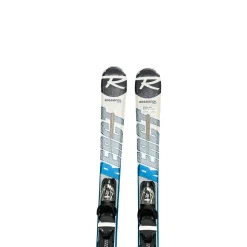 Used Rossignol REACT 2 CARBON Mens DH Ski/Binding Royal Blue 146 cm