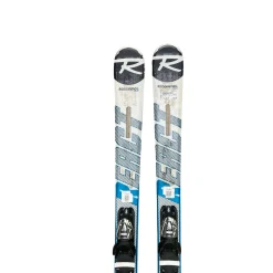 Used Rossignol REACT 2 CARBON Mens DH Ski/Binding Royal Blue 162 cm