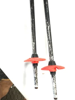 Used Rossignol ROSSIGNOL Mens DH Ski Pole Black 115 cm / 46 in