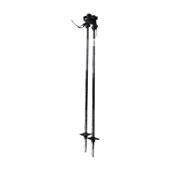 Used Rossignol SKI POLES Boys DH Ski Pole Black 85 cm / 34 in