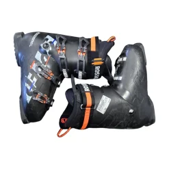 Used Rossignol SPEED 90 SKI BOOTS 28.5 Mens DH Ski Boot Black 285 MP - M10.5 - W11.5