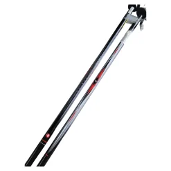 Used Rossignol SPORT SERIES POLES 44IN Mens DH Ski Pole Black 110 cm / 44 in