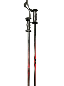 Used Rossignol TEAM SERIES Mens DH Ski Pole Black 115 cm / 46 in
