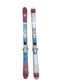 Used Rossignol TRIXIE Womens DH Ski/Binding Maroon 148 cm