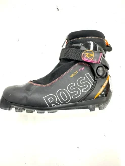 Used Rossignol Womens NNN XC Ski Boots Black W 06 / JR 04-04.5