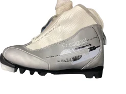 Used Rossignol Womens NNN XC Ski Boots Silver W 05-05.5 / JR 03.5-04