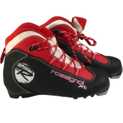 Used Rossignol Womens NNN XC Ski Boots Brown W 07-07.5 / JR 05.5-06