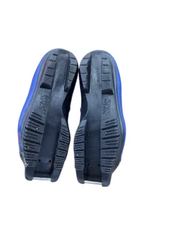 Used Salomon Boys SNS XC Ski Boots Royal Blue YT-10