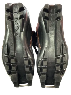 Used Salomon Boys SNS XC Ski Boots Grey YT-13