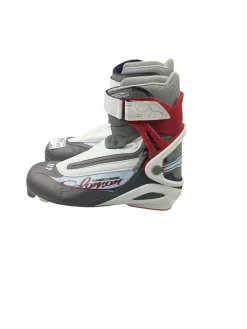 Used Salomon Boys SNS XC Ski Boots Black W 06.5-07 / JR 4.5-05