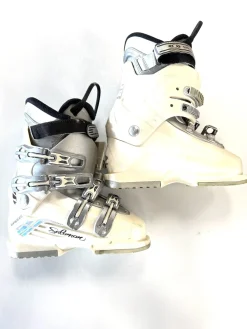 Used Salomon BREEZE IRONY Girls DH Ski Boot White 235 MP - J05.5 - W06.5