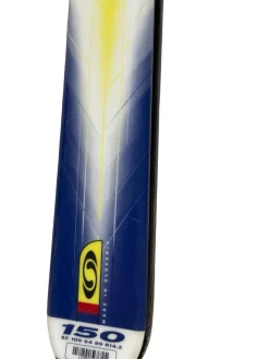 Used Salomon CROSSMAX T 150 cm Snow Skis w/ Marker 7.0 Bindings