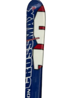 Used Salomon CROSSMAX T 150 cm Snow Skis w/ Marker 7.0 Bindings