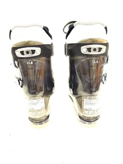Used Salomon DIVINE Girls DH Ski Boot Grey 240 MP - J06 - W07