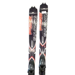 Used Salomon FIRE Mens DH Ski/Binding Black 172 cm