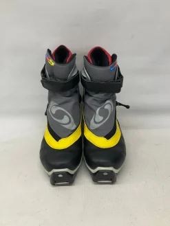 Used Salomon Girls SNS XC Ski Boots Black W 06.5-07 / JR 4.5-05
