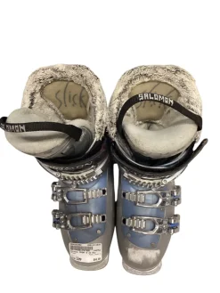 Used Salomon IRONY 6 Girls DH Ski Boot Grey 230 MP - J05 - W06