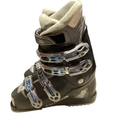 Used Salomon IRONY Womens DH Ski Boot Grey 255 MP - M07.5 - W08.5