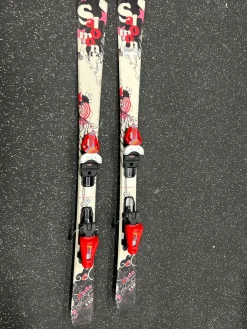 Used Salomon JADE Girls DH Ski/Binding White 120 cm
