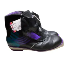 Used Salomon 511 Mens SNS XC Ski Boots Black M 10 / W 10.5-11