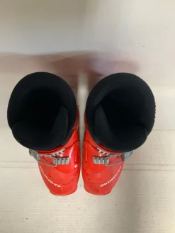Used Salomon PERFORMA T2 Boys DH Ski Boot Red 180 MP - Y11