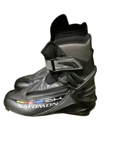 Used Salomon PILOT Mens SNS XC Ski Boots Grey M 08 / W 08.5-09