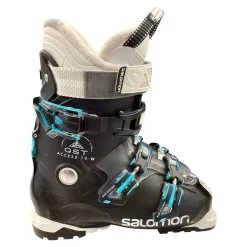 Used Salomon QST ACCESS 70 W Girls DH Ski Boot Black 225 MP - J04.5 - W5.5