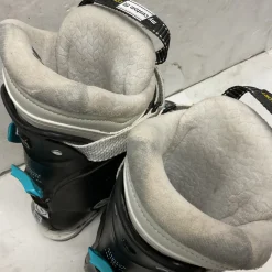 Used Salomon QST ACCESS 70W Womens DH Ski Boot Black And Carolina Blue 260 MP - M08 - W09