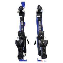 Used Salomon QST MAX JR SKIS Boys DH Ski/Binding Orange 140 cm