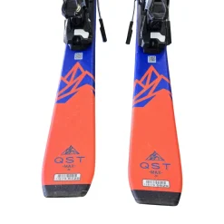 Used Salomon QST MAX JR SKIS Boys DH Ski/Binding Orange 140 cm