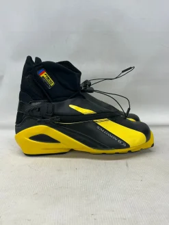 Used Salomon RACE CLASSIC Mens SNS XC Ski Boots Yellow M 07-07.5 / W 08-08.5