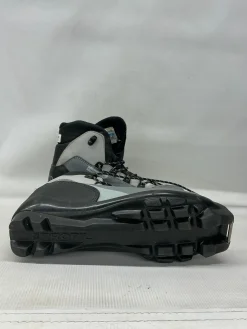 Used Salomon R TOURING Boys SNS XC Ski Boots Grey W 06.5-07 / JR 4.5-05