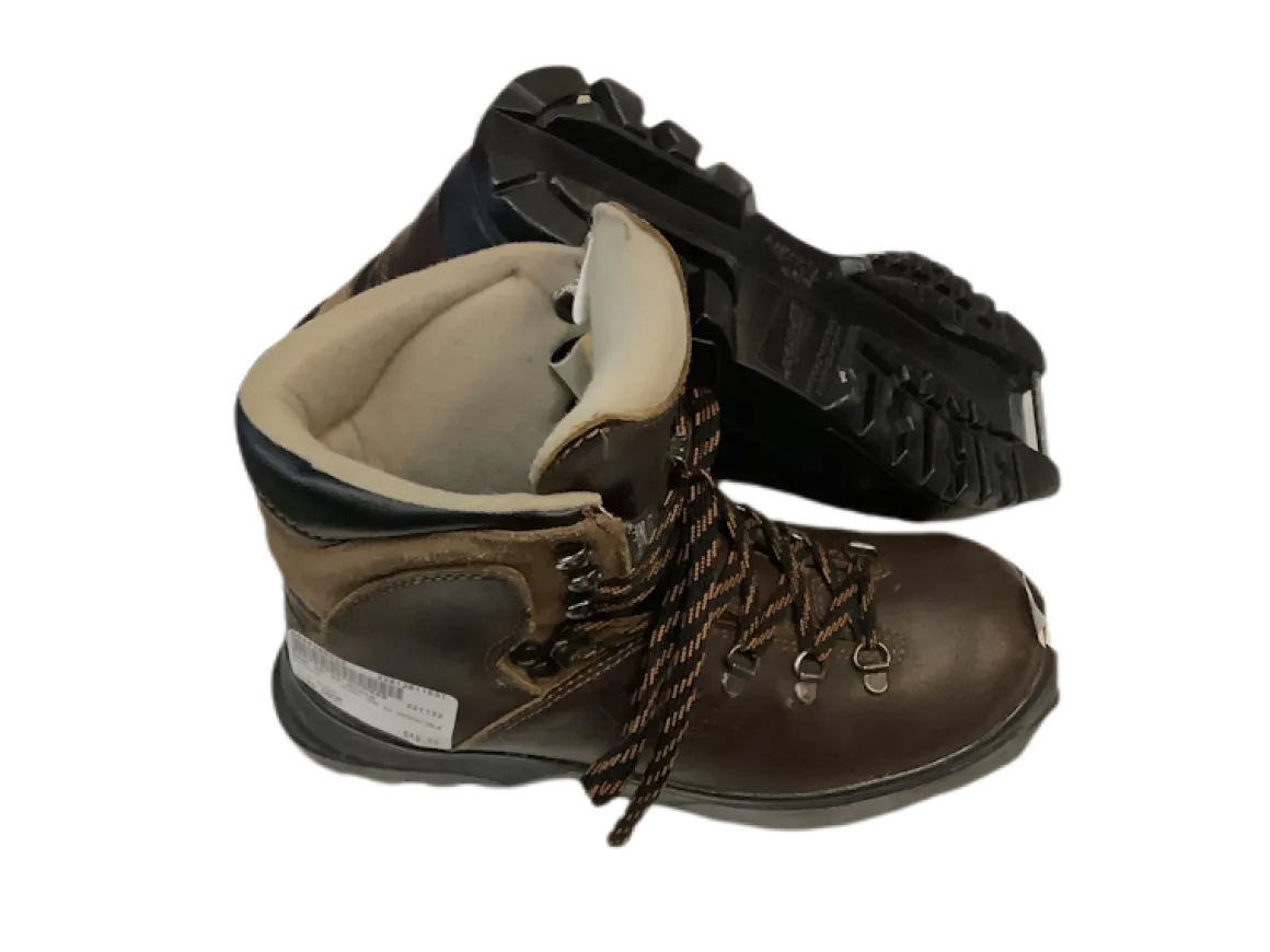 Used Salomon SNS XA COMPATIBLE Womens SNS XC Ski Boots Brown W 06.5-07 / JR 4.5-05
