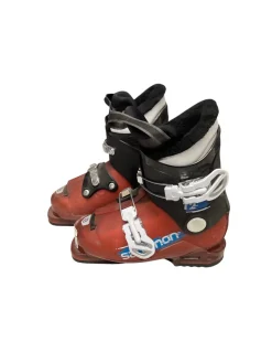 Used Salomon T2 Boys DH Ski Boot Red 180 MP - Y11