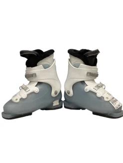 Used Salomon T2 Girls DH Ski Boot Carolina Blue 195 MP - Y13