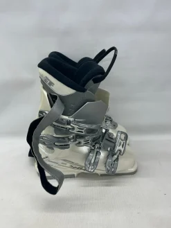 Used Salomon THERMIC FIT Girls DH Ski Boot White 235 MP - J05.5 - W06.5