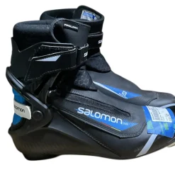 Used Salomon Womens NNN XC Ski Boots Black W 07-07.5 / JR 05.5-06