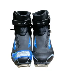 Used Salomon Womens NNN XC Ski Boots Black W 07-07.5 / JR 05.5-06