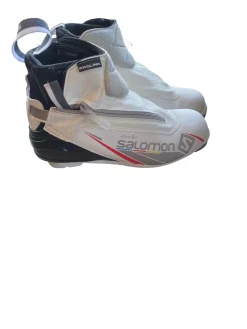 Used Salomon Womens SNS XC Ski Boots White JR-03