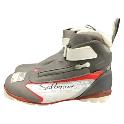 Used Salomon Womens SNS XC Ski Boots Grey M 07-07.5 / W 08-08.5