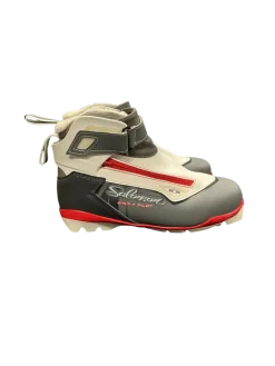 Used Salomon Womens SNS XC Ski Boots Grey W 06 / JR 04-04.5