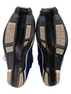 Used Salomon Womens SNS XC Ski Boots Navy Blue W 06.5-07 / JR 4.5-05