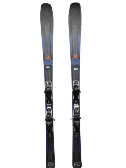 Used Salomon XDR 76 STR Mens Skis Only Navy Blue 170 cm