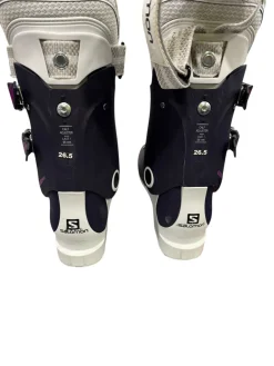 Used Salomon X MAX 70 W Womens DH Ski Boot Navy Blue And Purple 265 MP - M08.5 - W09.5