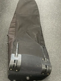 Used Samsonite SOFT PADDED WHEELED BAG Travel Bag Black