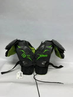 Used Schutt DS FLEX 26-28 FB Shoulder Pads Black SM