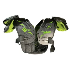 Used Schutt JR SCHUTT FLEX SHOULDER PADS FB Shoulder Pads Black MD