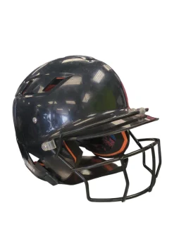 Used Schutt SSMC AAH Batting Helmet w/Mask Black XS