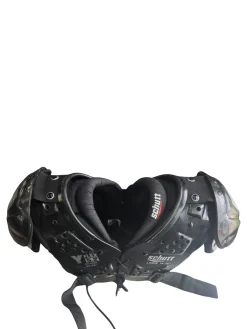 Used Schutt Y FLEX 5.2 YTH SHOULDER PADS LARGE FB Shoulder Pads Black LG