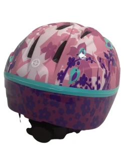 Used Schwinn FLOWER BIKE HELMET Bike Helmet Pink One Size
